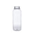 12 oz Clear PET Plastic Arched Square Beverage Bottle - Front View 12 oz Clear PET Plastic Arched Square Beverage Bottle - Front View