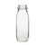 17 oz Clear Glass Tall Milk Bottle