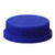 38-400 Fresh Blue HDPE Plastic Tamper Evident Ratchet Caps - 3800C01FBLU