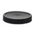 70-400 Black PP Plastic Ribbed Screw Top Caps (Foam Liner) - X70-400BLK