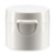 24-410 White PP Plastic Smooth Flip Top Caps - Closed View 24-410 White PP Plastic Smooth Flip Top Caps - Closed View
