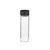 4 Dram (14.8 ml) Clear Glass Screw Top Vials (Black Cap) - 4447B15CLR