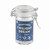 2.5 oz Clear Glass Round Bale Wire Jars with sample label