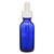 1 oz Cobalt Blue Glass Boston Round Bottles (White Dropper Cap) - 4998B83WHT 1 oz Cobalt Blue Glass Boston Round Bottles (White Dropper Cap) - 4998B83WHT