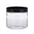 16 oz Clear PET Heavy Wall Jar & Black Lid - HWJ16B