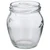 5500B03-B - 7 oz Clear Glass Honey Pot Jars (Cap Not Included)