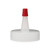 38-400 Natural-Red LDPE Spout Caps - 6005 38-400 Natural-Red LDPE Spout Caps - 6005