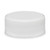 24-400 White PP Plastic Ribbed Screw Top Caps (Foil Liner) - 1590C31ALT 24-400 White PP Plastic Ribbed Screw Top Caps (Foil Liner) - 1590C31ALT