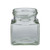 4 oz Clear Glass Square Jars (Cap Not Included) - 8019B11BULK
