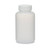 Optional white cap on 6.7oz Natural HDPE Wide Mouth Packer bottle Optional white cap on 6.7oz Natural HDPE Wide Mouth Packer bottle