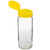 Glass Paragon Spice Jars with Yellow Flip & Sift Cap