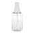 6 oz Clear PET Boston Round & White Atomizer - P-BC6AW 6 oz Clear PET Boston Round & White Atomizer - P-BC6AW