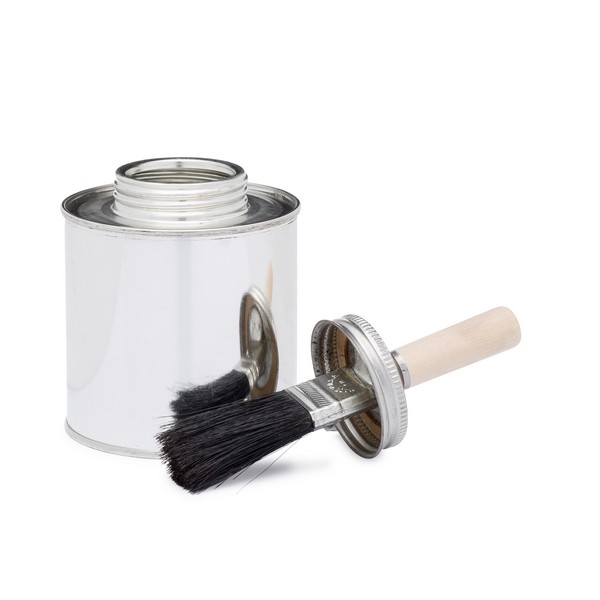 Unlined Steel Screw Top Cans with Brush Cap Bulk Berlin