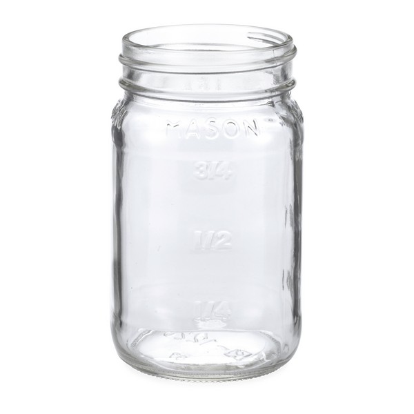 Ball 16oz Mason Jars (Silver Vacuum Seal Lid) for Canning 12/Case, Clear Type III 70 mm