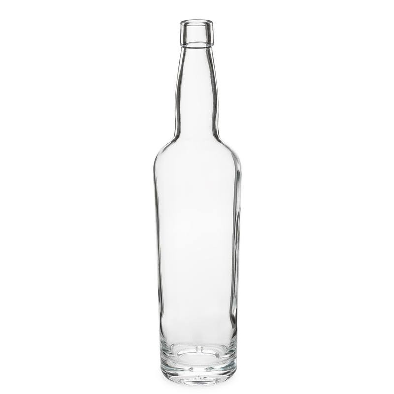 750 ml Clear Glass Whiskey Malt Liquor Bottles Berlin Packaging
