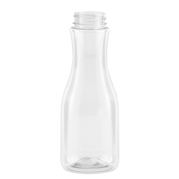 12 oz Clear PET Carafe Bottle - 30 pct PCR | Berlin Packaging