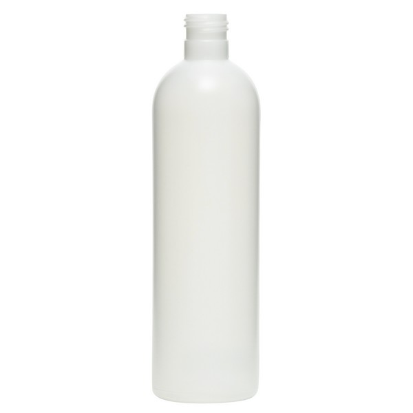 4 oz White HDPE Bullet Bottle & Silver Lotion Pump | Berlin