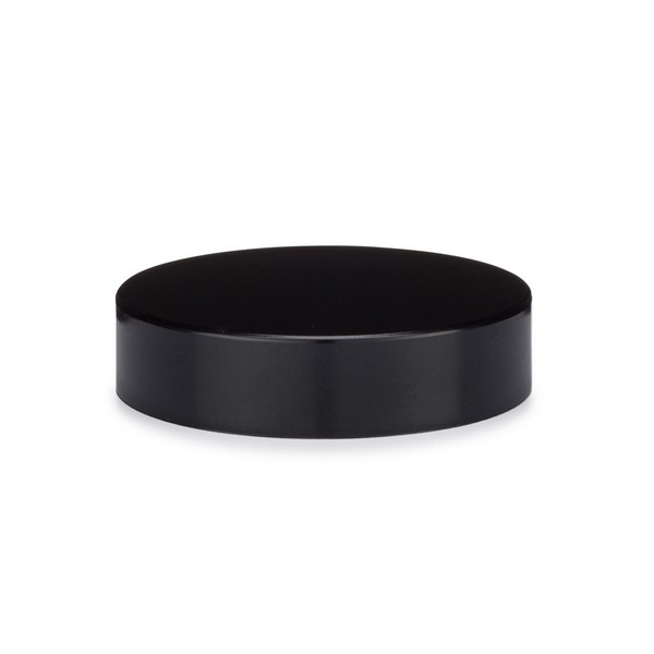 48-400 Black Phenolic Screw Tops (Pulp/Vinyl Liner) | Berlin Packaging