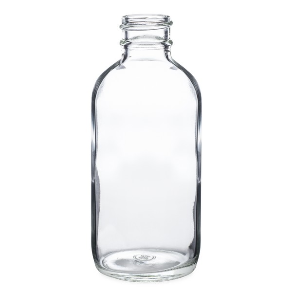 4 oz Clear Glass Bottle w/ White Pump Top – Your Oil Tools