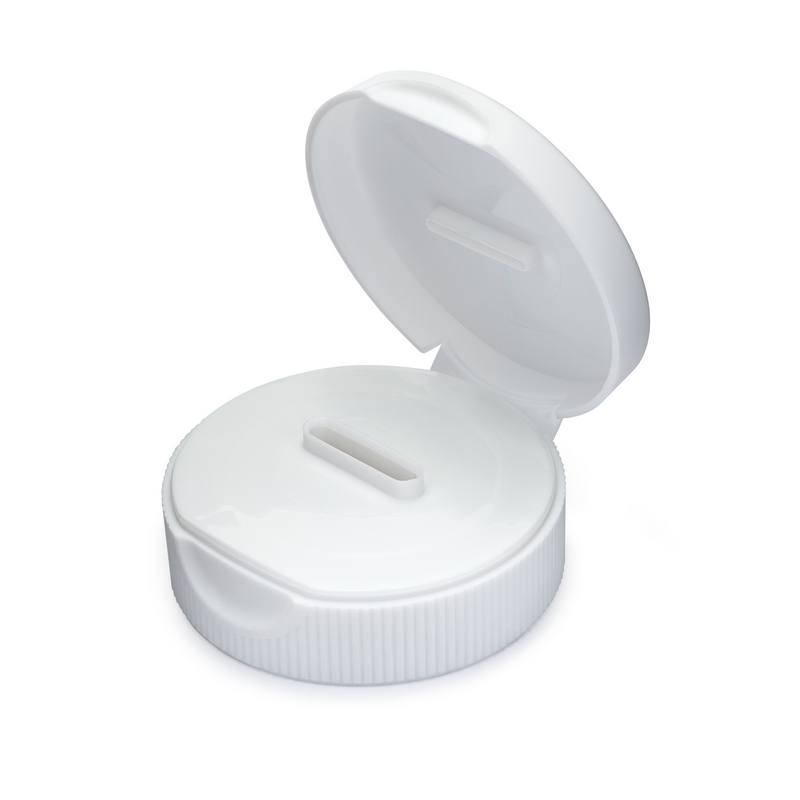 maison de dolce. point cap白 38-400 White PP Plastic Flip Top Condiment Caps | Berlin Packaging