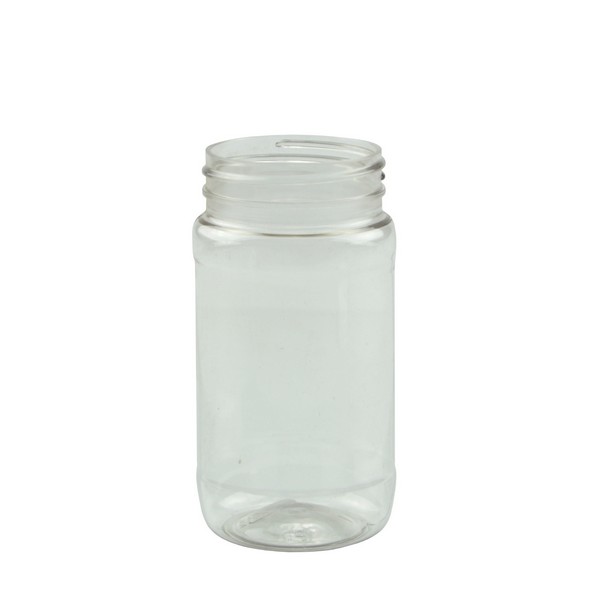 8 oz. PET clear tall Food Plastic Jars without caps (CP-08) O.Berk® West