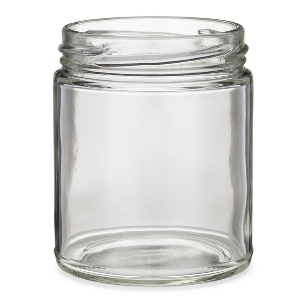 9oz Clear Glass SS Jar 70-400 (75/cs)