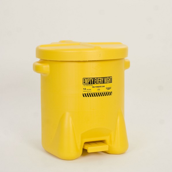 Eagle 6 gal Red HDPE Biohazardous Waste Cans Berlin