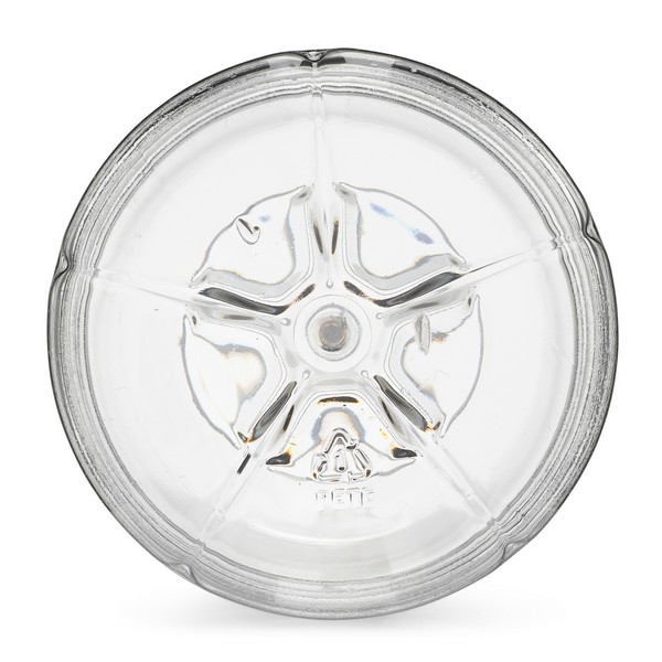 Printed Clear Plastic Caraves with Lid (34 Oz.)