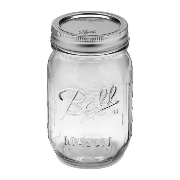 Ball 1 Pint (16 oz) Mason Jars (Canning Jars)