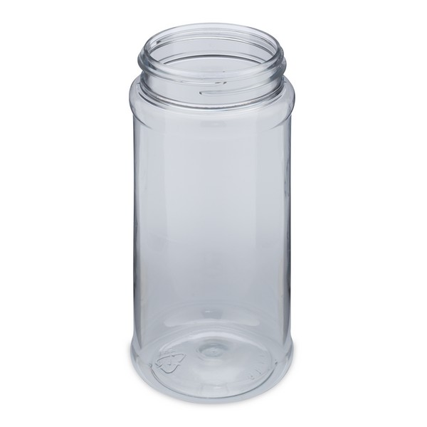 16 oz Clear PET Spice Jars (Cap Not Included)