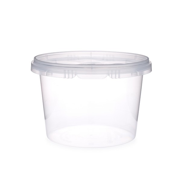 Container, Small, Clear, Unprinted, Tamper Proof Lid (336 count