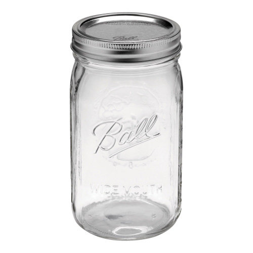 Ball 64oz Glass 6pk Wide Mouth Half Gallon Canning Jars Clear