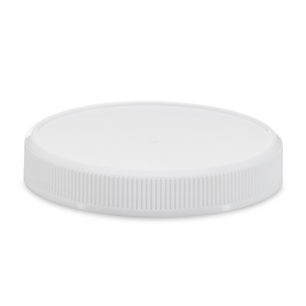 Fisherbrand Clear Straight Sided Glass Jars with White Polypropylene Caps,  Quantity: Case of 48
