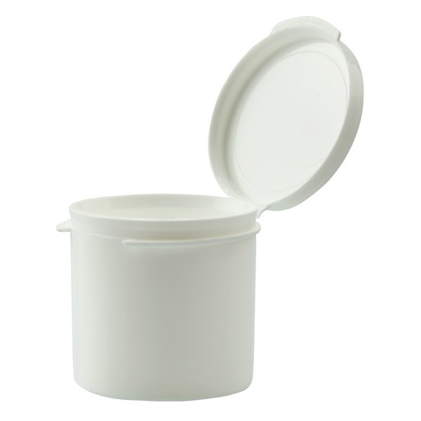 1 1/2 oz Round Hinged Lid Container 1-1/4 x 2-7/16 in. - H-12