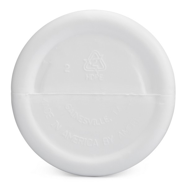 BIDON EN HDPE BLANC CAP.5L D.190X145X251MM