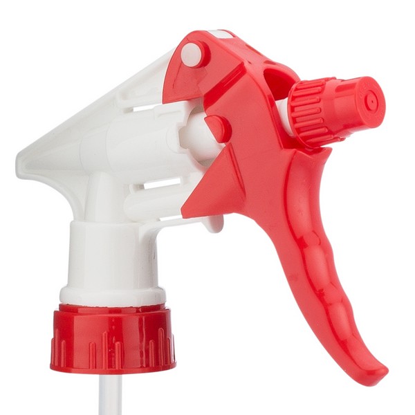 Continental Manufacturing 902-3RW Plastic Bottle Trigger Spray Red 24oz, CS of 1/EA
