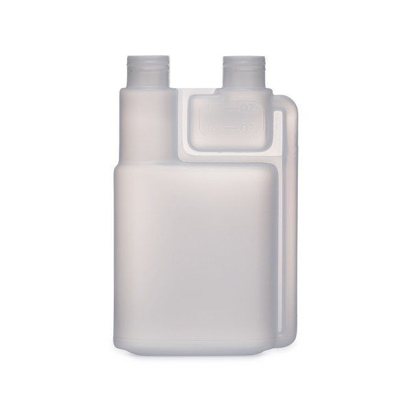8oz Natural Twin Neck Internal Measure/Pour Bottle | Berlin Packaging