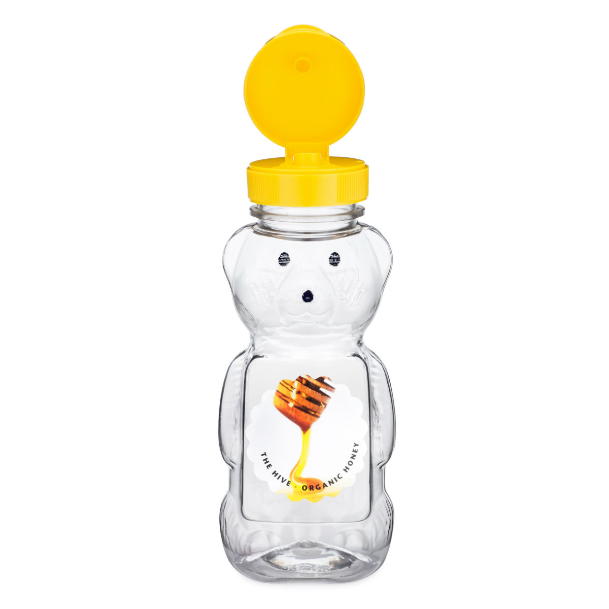 ClearView contenitore 226,8 gram Honey Bear con coperchio Flip Top