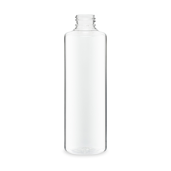 Clear Cylinder Spray Bottles Bulk Pack - 8 oz