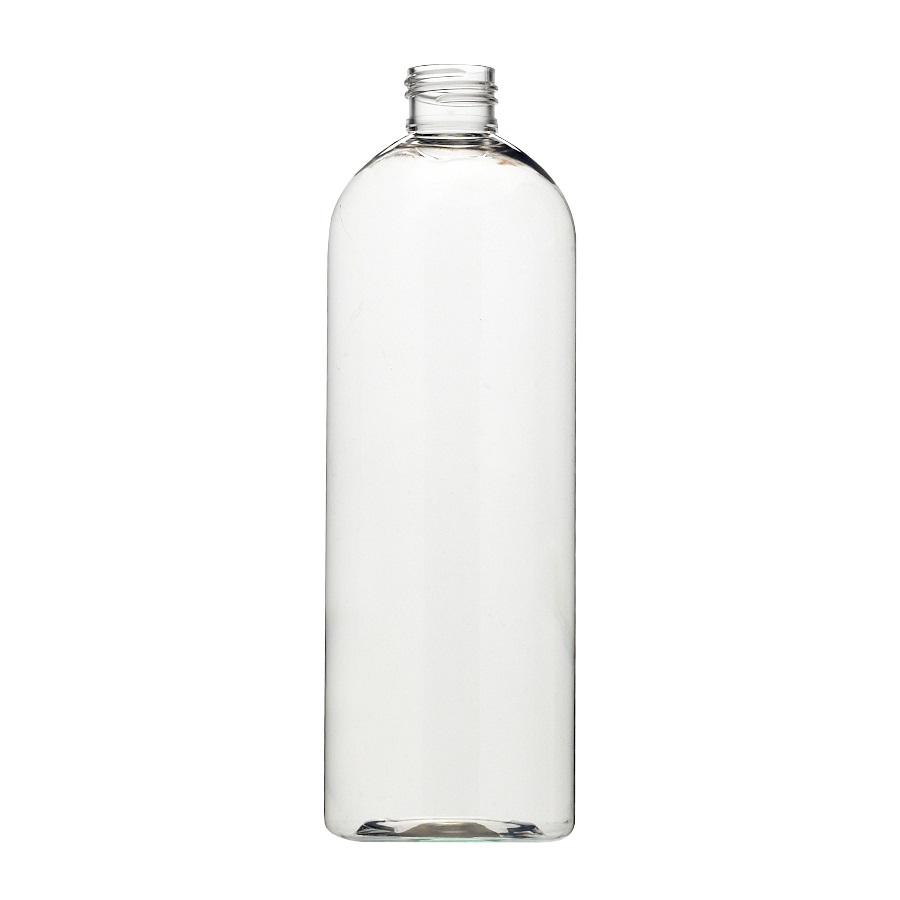 Round IPEC PET Clear Plastic Bottles - 16 fl oz