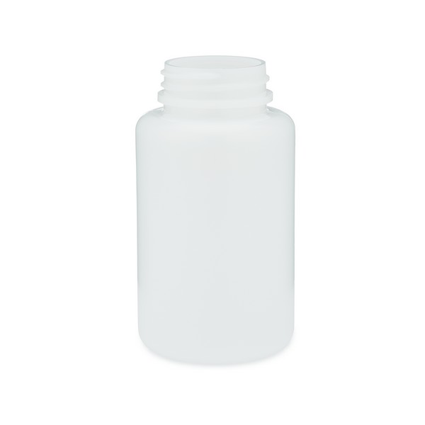 5 oz Natural HDPE Plastic Wide Mouth Packer Bottles (Cap Not Included) - Natural BPA Free 38-400