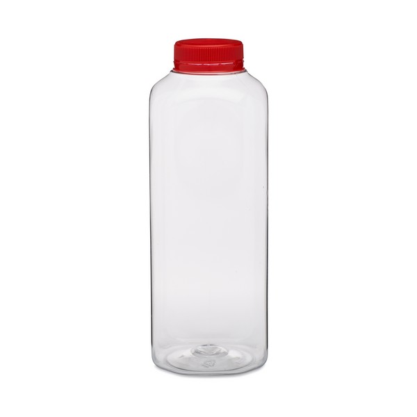 American Metalcraft 20 oz. Clear PET Bottle with Aluminum Lid - 12/Pack