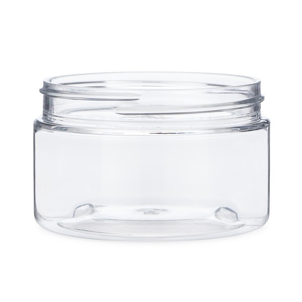 4 oz Clear Plastic Jar THICK WALL 4-70-TW-CPS