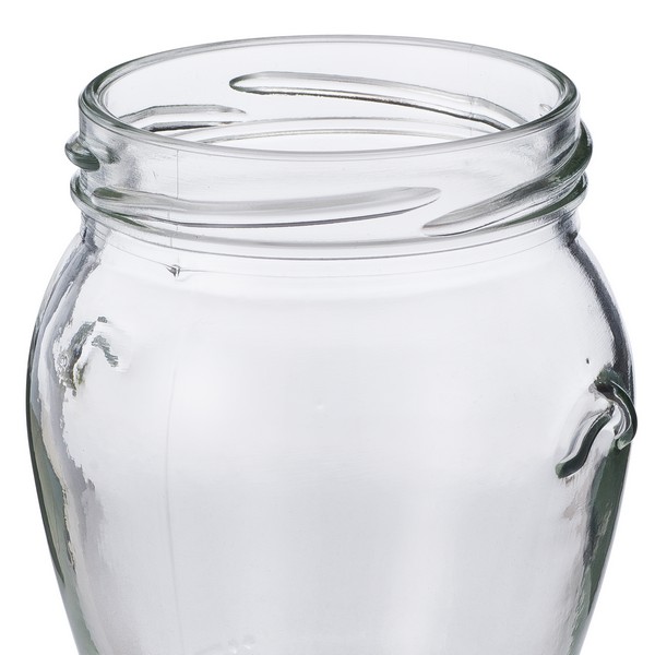 Flint Glass Honey Jar Lids Included