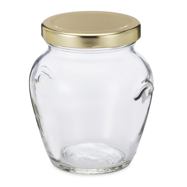 Clear Glass Honey Pot Jars (Bulk), Caps NOT Included