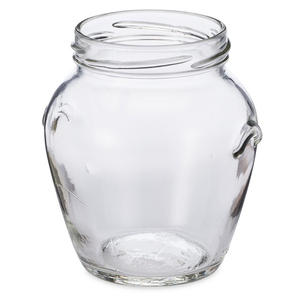 10 oz Glass Honey Pot Jars (Gold Metal Lug Cap)