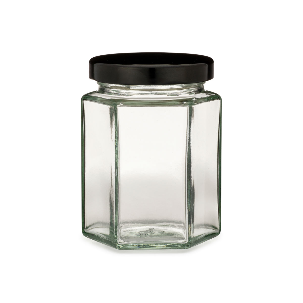 26-PACK Mini Hexagon Glass Jars with 2 Types of Labels: Chalk