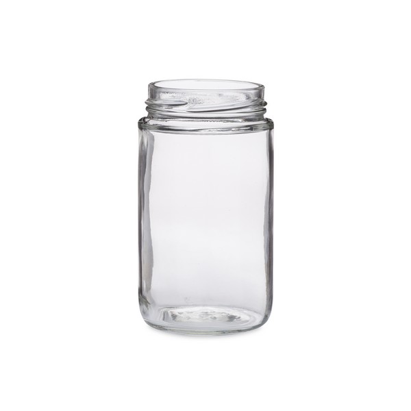 12 oz Clear Glass Jars, (Bulk) Caps NOT Included