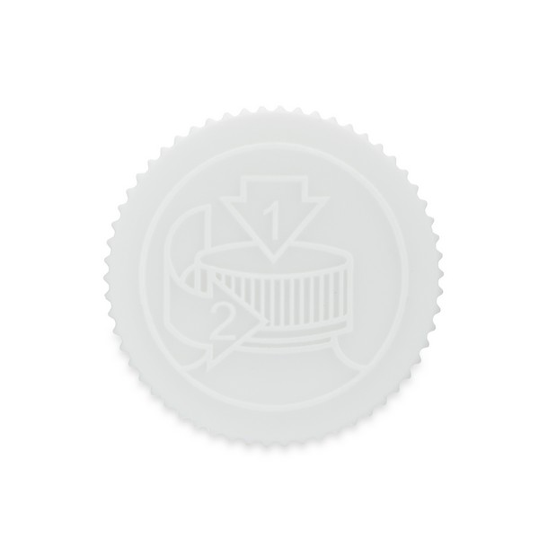28-400 White PP CR Capable Cap (w/Liner) | Berlin Packaging