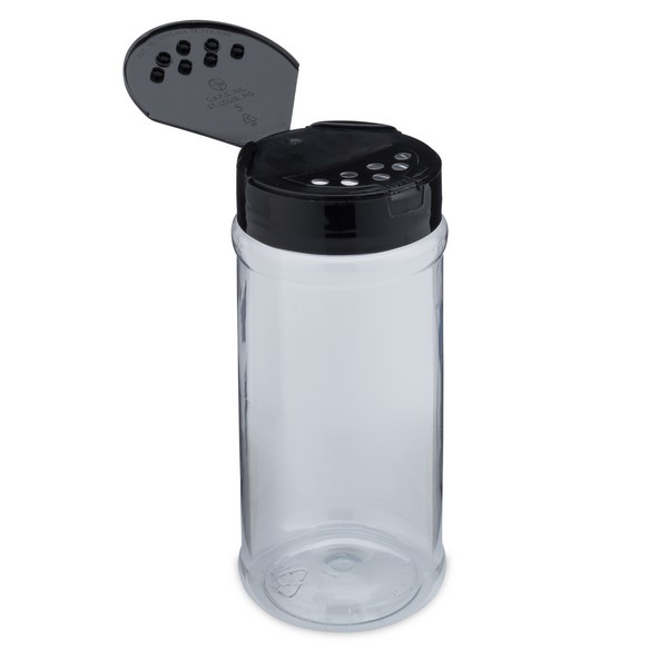 PET Plastic Spice Jars with Flip & Sift Cap, Bulk